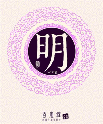 百家姓之明姓 百家姓之明姓
